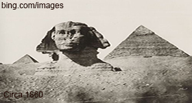 image of the sphinx circa1860